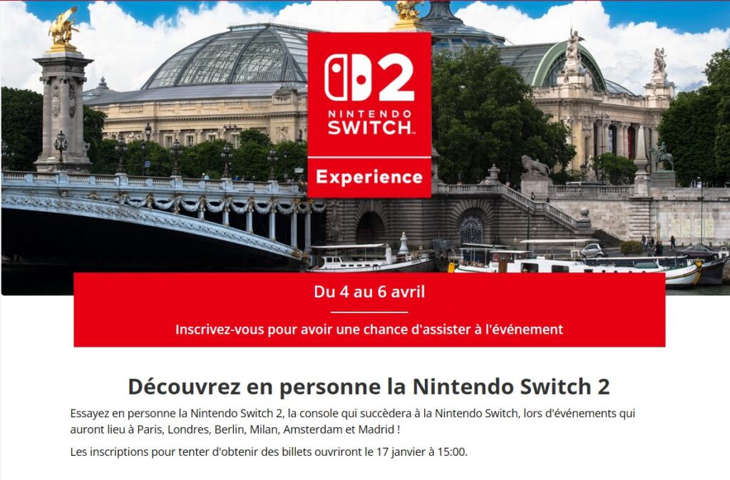 Nintendo Switch 2 Experience // Source : Nintendo Nintendo Switch 2 Experience // Source : Nintendo