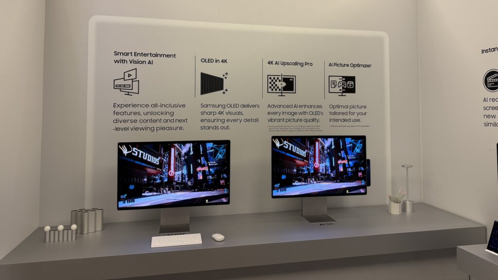 Samsung Smart Monitor M9 // Source : Nicolas Lellouche pour Numerama Samsung Smart Monitor M9 // Source : Nicolas Lellouche pour Numerama