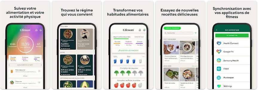 Lifesum, de nombreux programmes adaptés à chacun Lifesum, de nombreux programmes adaptés à chacun