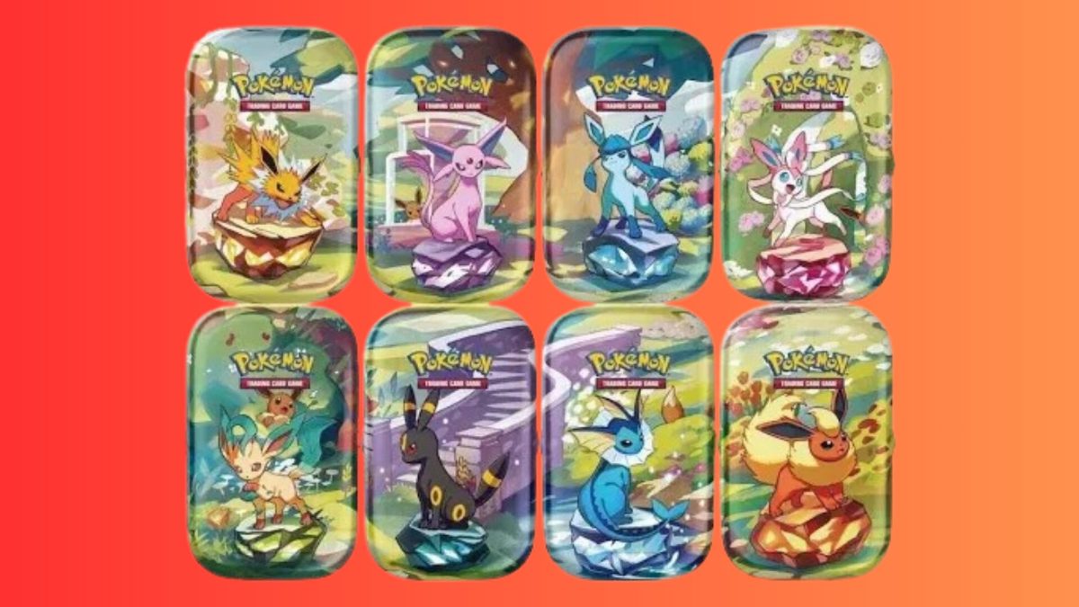 Mini Tin Evolutions Prismatiques // Source : The Pokémon Company Mini Tin Evolutions Prismatiques // Source : The Pokémon Company