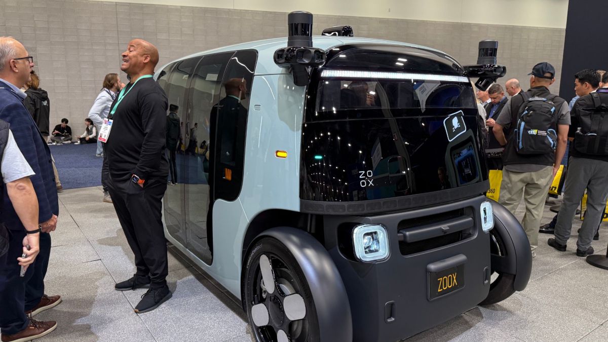 La voiture autonome Zoox d'Amazon // Source : Numerama