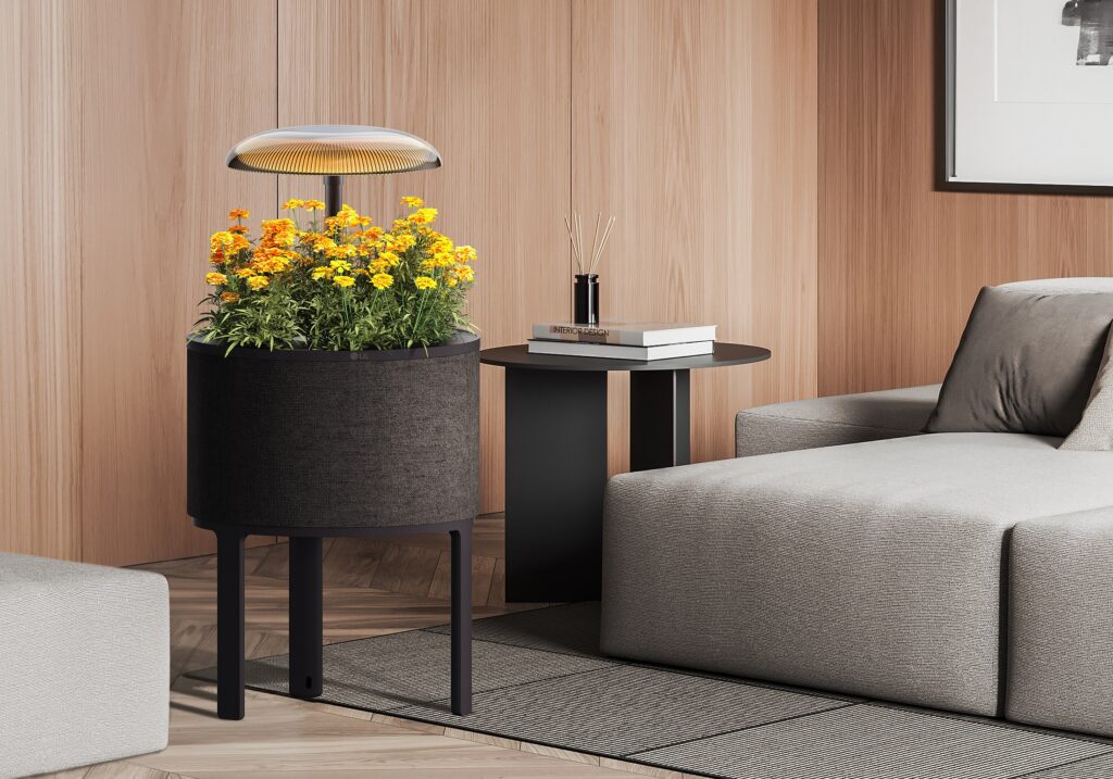 Une jardinière LG connectée // Source : LG Une jardinière LG connectée // Source : LG