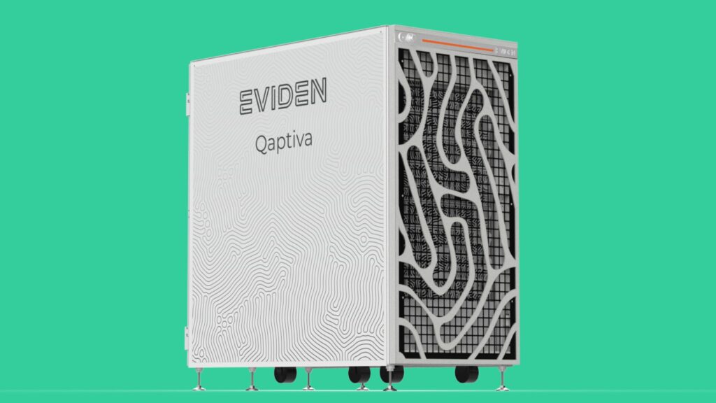 Un serveur doté du logiciel Qaptiva 800 d'Eviden. // Source : Eviden Un serveur doté du logiciel Qaptiva 800 d'Eviden. // Source : Eviden