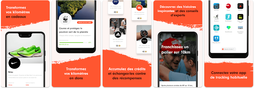 Running Heroes, plus vous courrez, plus vous gagnez des points Running Heroes, plus vous courrez, plus vous gagnez des points