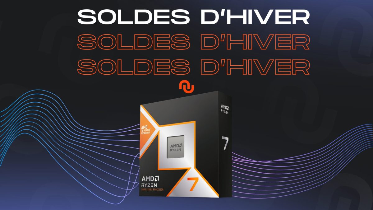 AMD Ryzen 7 9800X3D // Source : Montage Numerama AMD Ryzen 7 9800X3D // Source : Montage Numerama