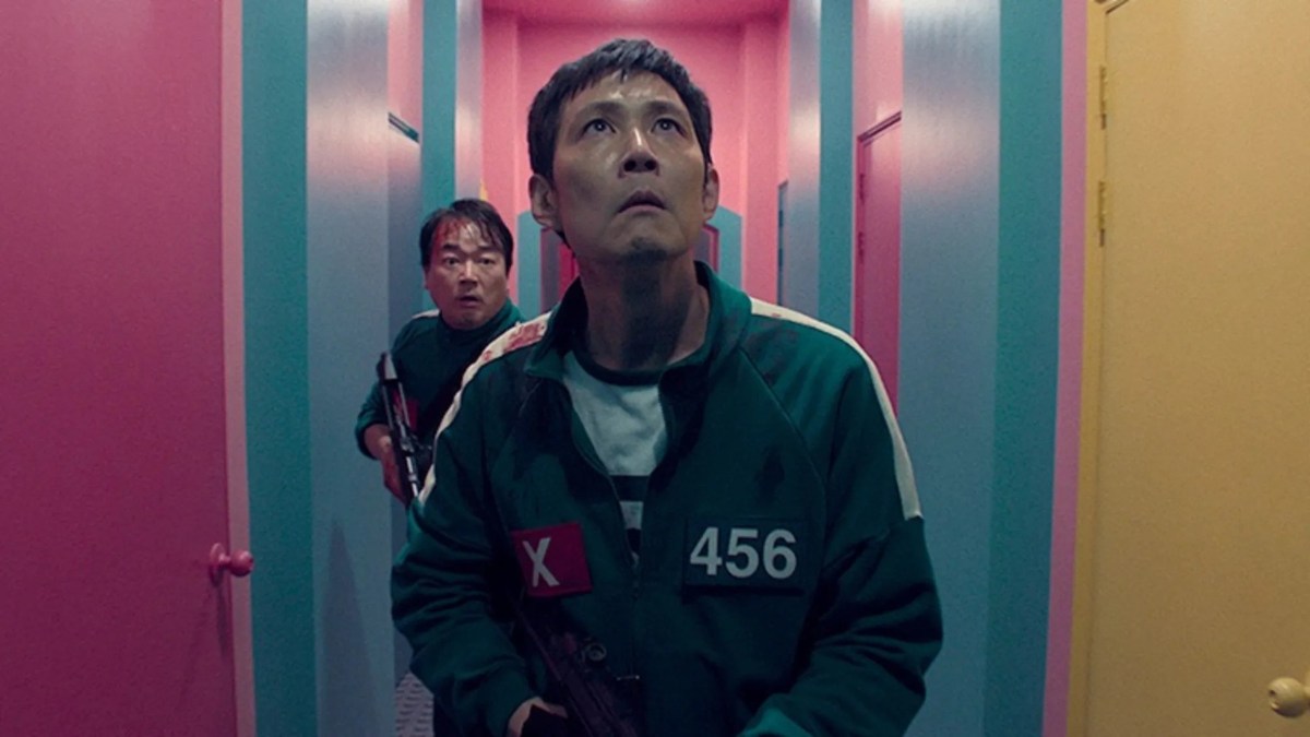 Gi-hun est mis en échec à la fin de la saison 2. // Source : Netflix Gi-hun est mis en échec à la fin de la saison 2. // Source : Netflix