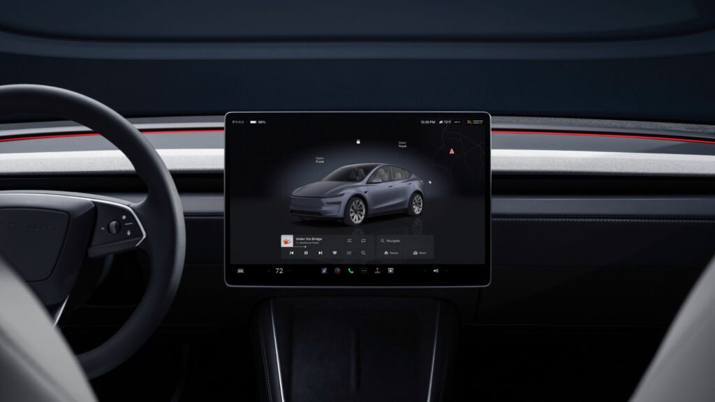 Le nouveau Tesla Model Y (2025) // Source : Tesla Le nouveau Tesla Model Y (2025) // Source : Tesla