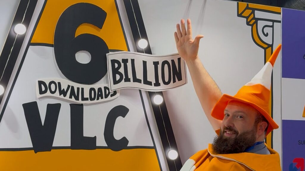 VLC est très fier d'avoir franchi la barre des 6 milliards de téléchargements. // Source : Numerama VLC est très fier d'avoir franchi la barre des 6 milliards de téléchargements. // Source : Numerama