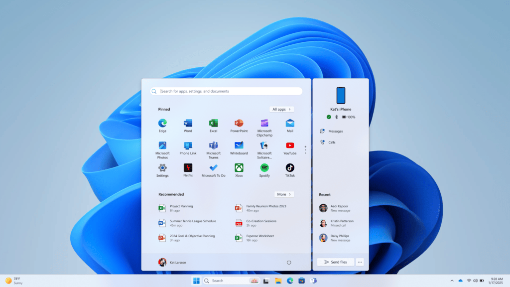 On peut contrôler son iPhone depuis un PC Windows // Source : Windows