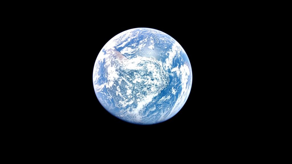 Le vaisseau Blue Ghost a capturé la "Bille Bleue" alors qu'il était en orbite autour de la Terre le 23 janvier 2025 // Source : Firefly Aerospace Le vaisseau Blue Ghost a capturé la "Bille Bleue" alors qu'il était en orbite autour de la Terre le 23 janvier 2025 // Source : Firefly Aerospace