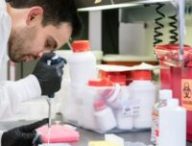 Les chercheurs des Gladstone Institutes développent un médicament qui imite les effets cellulaires de la thérapie à faible teneur en oxygène pour le traitement des maladies mitochondriales héréditaires. On voit ici Skyler Blume, premier auteur de la nouvelle étude. // Source : Michael Short/Gladstone Institutes Les chercheurs des Gladstone Institutes développent un médicament qui imite les effets cellulaires de la thérapie à faible teneur en oxygène pour le traitement des maladies mitochondriales héréditaires. On voit ici Skyler Blume, premier auteur de la nouvelle étude. // Source : Michael Short/Gladstone Institutes