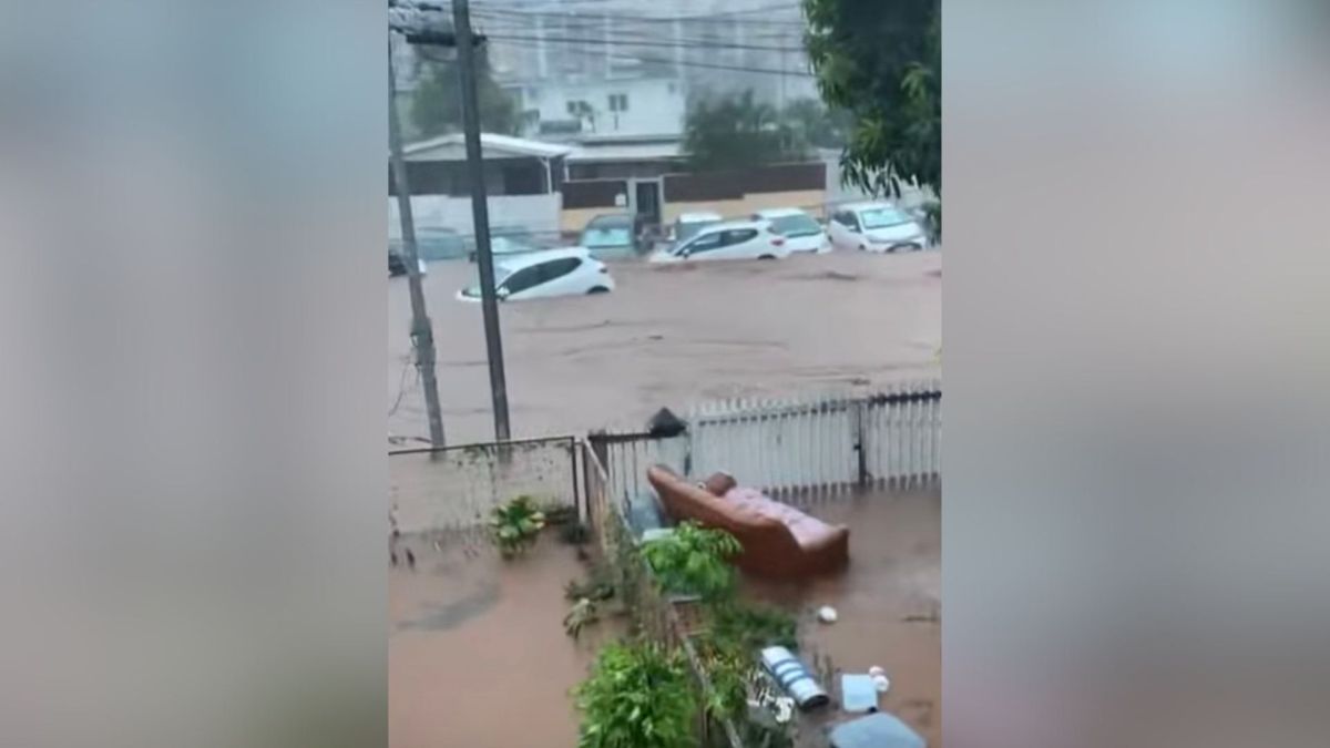 Inondations de Saint-Denis // Source : Compte X- Ninofishing @Ninofishing