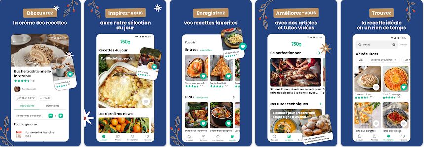 750g, application de recettes 750g, application de recettes