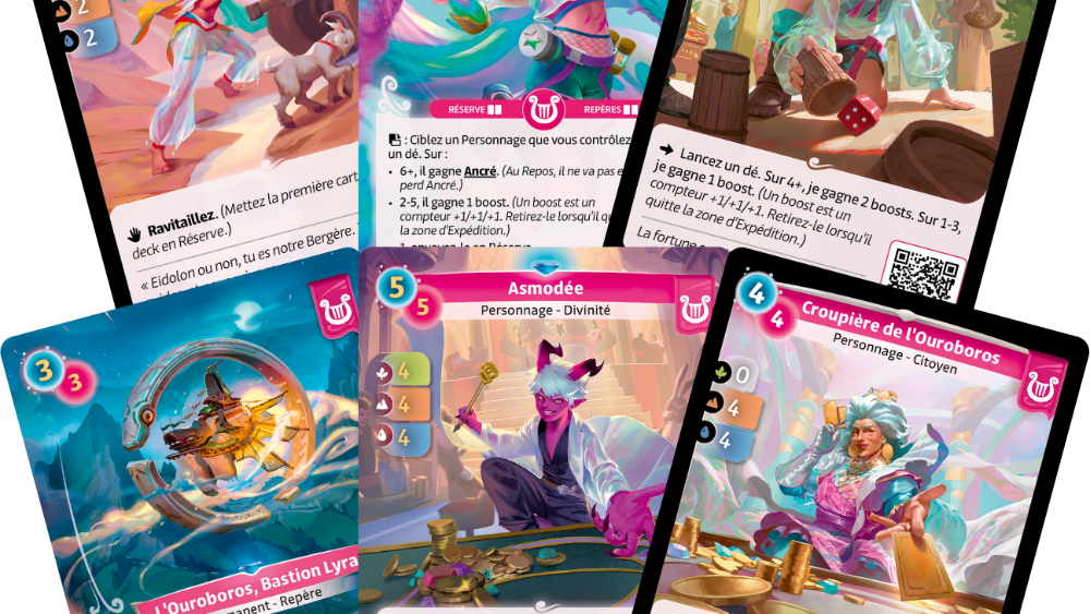 Quelques cartes de la faction Lyra. // Source : Equinox