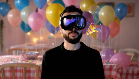 L'Apple Vision Pro fête son premier anniversaire. // Source : Numerama L'Apple Vision Pro fête son premier anniversaire. // Source : Numerama