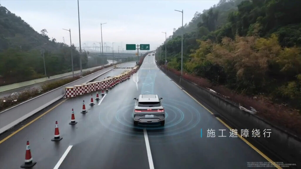Des ADAS bien plus développées chez BYD // Source : capture live BYD Des ADAS bien plus développées chez BYD // Source : capture live BYD