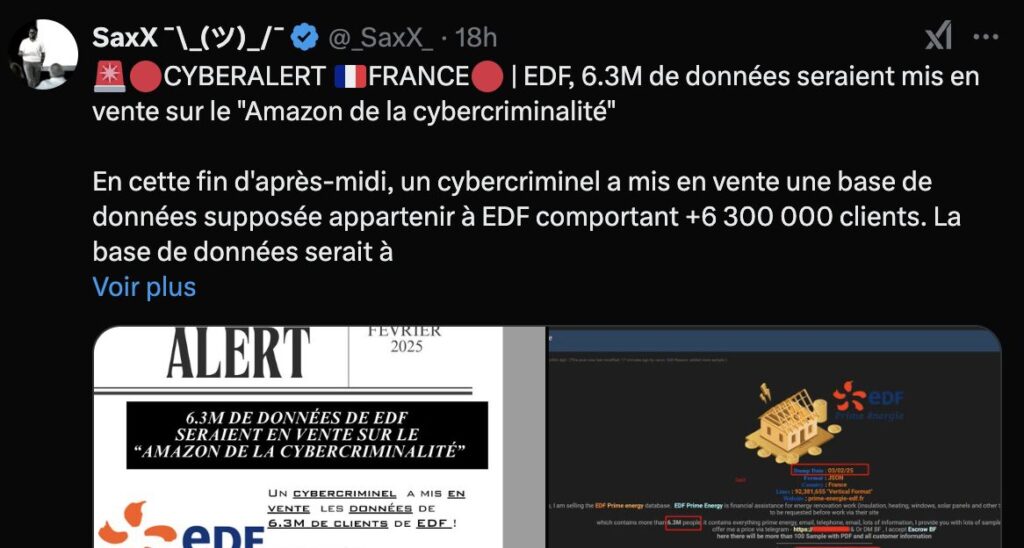 Les revendications des hackers sont rapidement mise en avant sur les réseaux sociaux. // Source : Numerama Les revendications des hackers sont rapidement mise en avant sur les réseaux sociaux. // Source : Numerama
