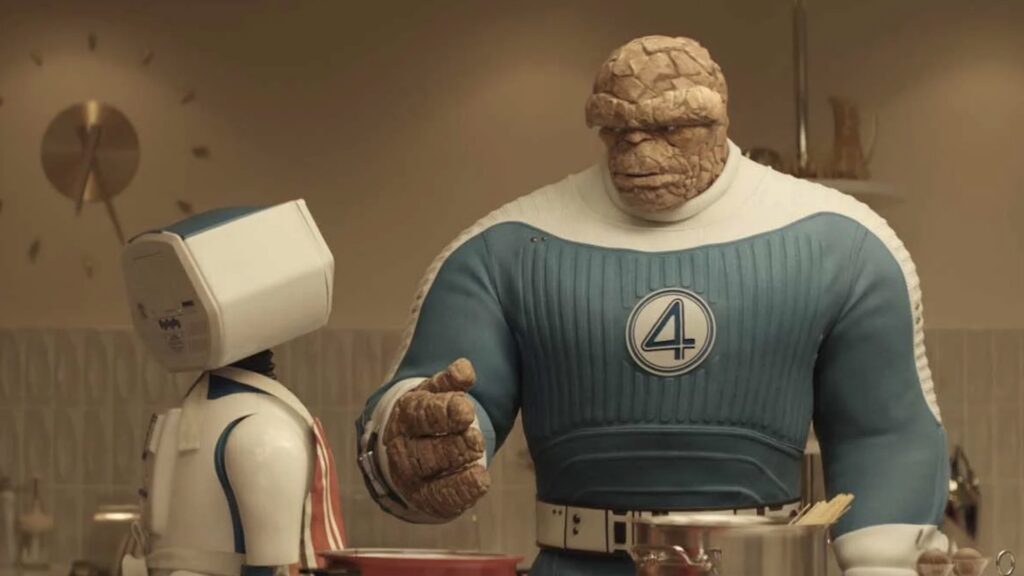 HERBIE, le petit robot absolument adorable des Quatre Fantastiques, avec La Chose // Source : Marvel