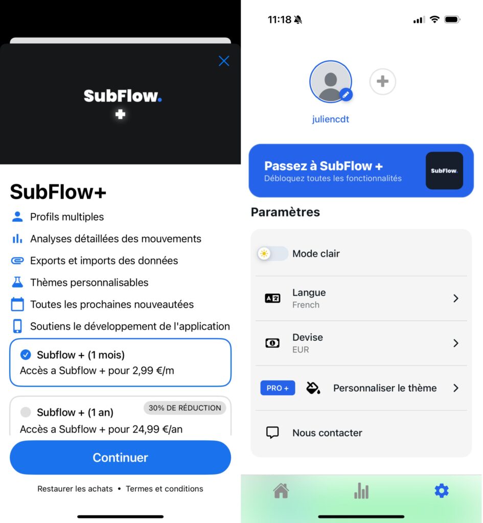 L'abonnement Subflow+ // Source : Numerama L'abonnement Subflow+ // Source : Numerama