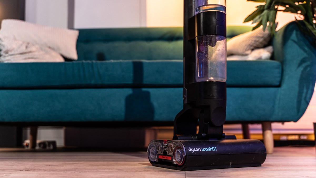 Le Dyson Wash G1 // Source : Alexis pour Numerama Le Dyson Wash G1 // Source : Alexis pour Numerama