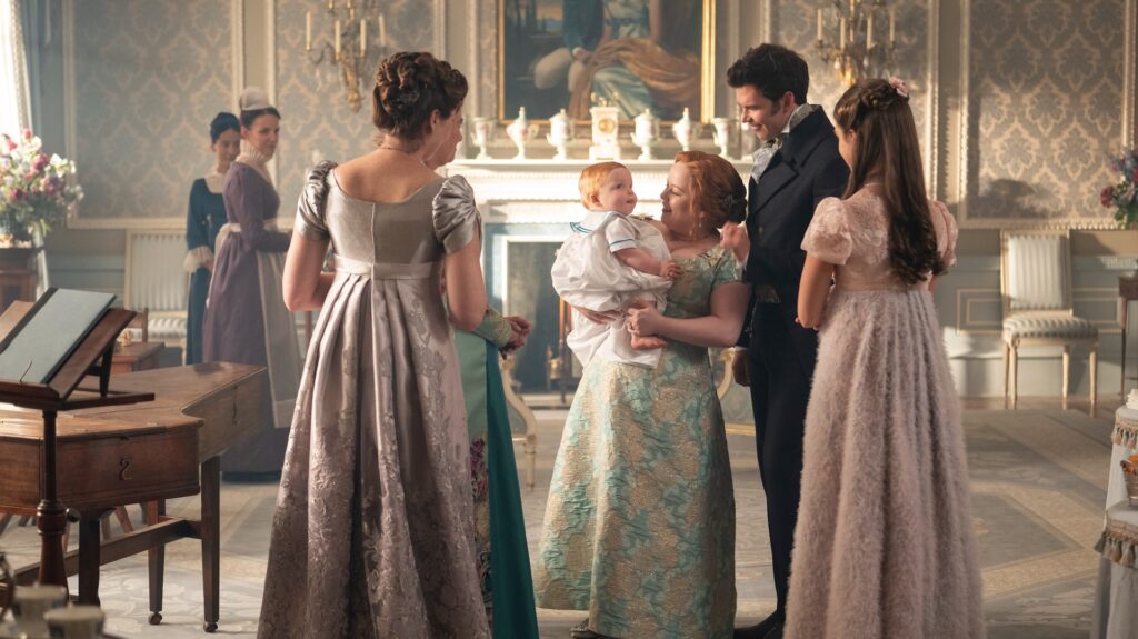 Colin et Penelope ont un bébé ! // Source : Netflix Colin et Penelope ont un bébé ! // Source : Netflix