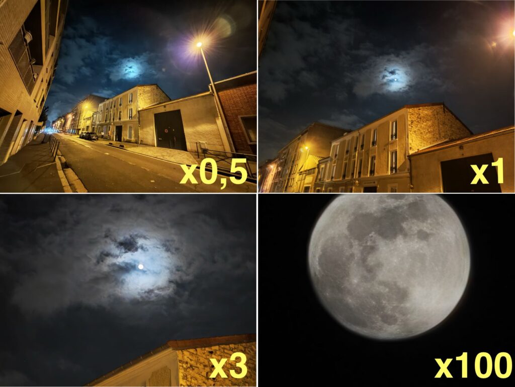 De nuit, Honor a fait un bon travail pour améliorer la justesse des couleurs, mais le moindre mouvement peut rendre la photo un peu floue. Le zoom numérique, grâce à l'IA et un peu de triche logicielle, est terriblement convaincant. De nuit, Honor a fait un bon travail pour améliorer la justesse des couleurs, mais le moindre mouvement peut rendre la photo un peu floue. Le zoom numérique, grâce à l'IA et un peu de triche logicielle, est terriblement convaincant.