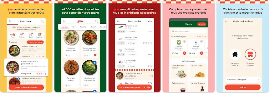 Jow, un assistant culinaire qui peut aussi faire vos courses Jow, un assistant culinaire qui peut aussi faire vos courses
