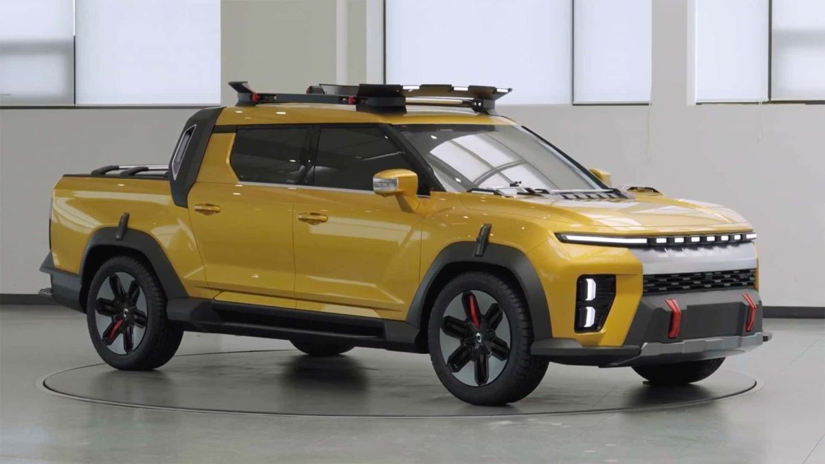 Le KGM Musso EV. // Source : Insideevs Le KGM Musso EV. // Source : Insideevs