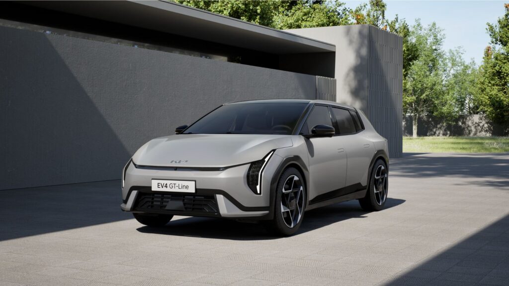 La Kia EV4 compacte (2025) // Source : Kia La Kia EV4 compacte (2025) // Source : Kia