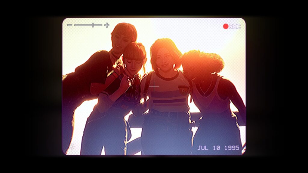 Swann et ses 3 amies dans Lost Records. // Source : Dontnod / capture d'écran Numerama Swann et ses 3 amies dans Lost Records. // Source : Dontnod / capture d'écran Numerama