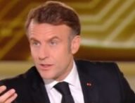 Emmanuel Macron sur France 2 pour parler de l'IA. // Source : France 2 Emmanuel Macron sur France 2 pour parler de l'IA. // Source : France 2