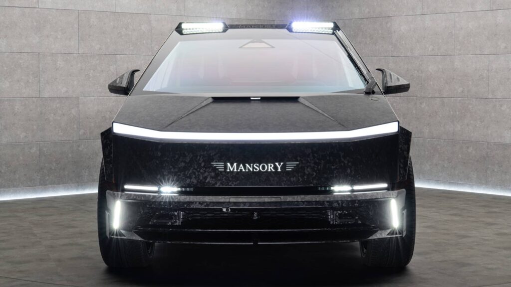 Mansory Elongation Cybertruck // Source : Mansory Mansory Elongation Cybertruck // Source : Mansory