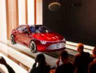 Mercedes CLA Concept au salon IAA 2023 // Source : Mercedes Mercedes CLA Concept au salon IAA 2023 // Source : Mercedes