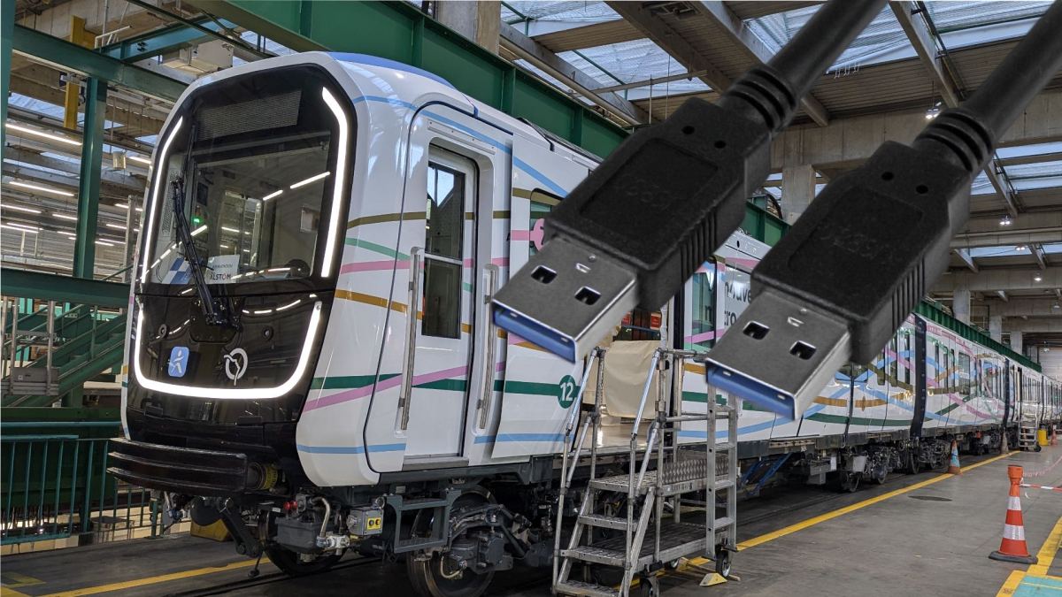 La nouvelle ligne MF19 du métro à Paris. // Source : Numerama La nouvelle ligne MF19 du métro à Paris. // Source : Numerama
