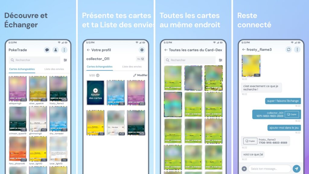 Le fonctionnement de PokéTrade // Source : PokéTrade Le fonctionnement de PokéTrade // Source : PokéTrade