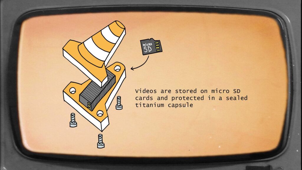 La capsule temporelle que VLC compte envoyer // Source : VLC La capsule temporelle que VLC compte envoyer // Source : VLC