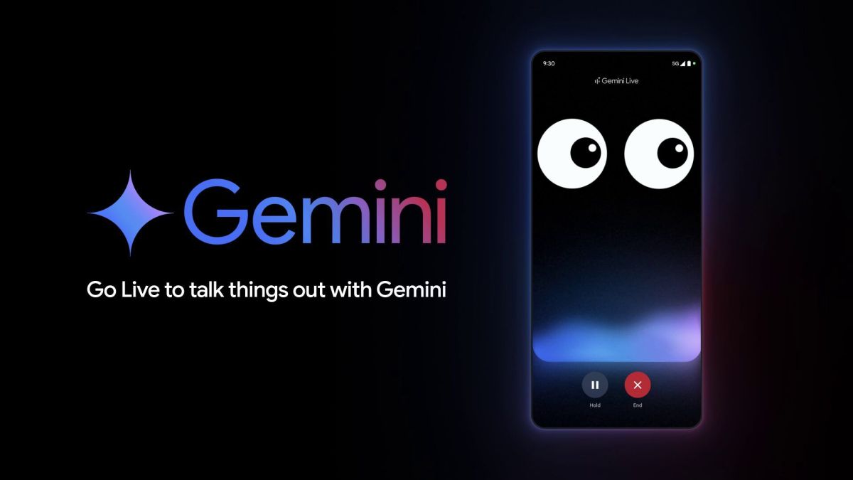 Gemini Live va gagner la vision // Source : Montage Numerama