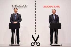 Séparation Honda/Nissan // Source : Montage Raphaelle Baut Séparation Honda/Nissan // Source : Montage Raphaelle Baut
