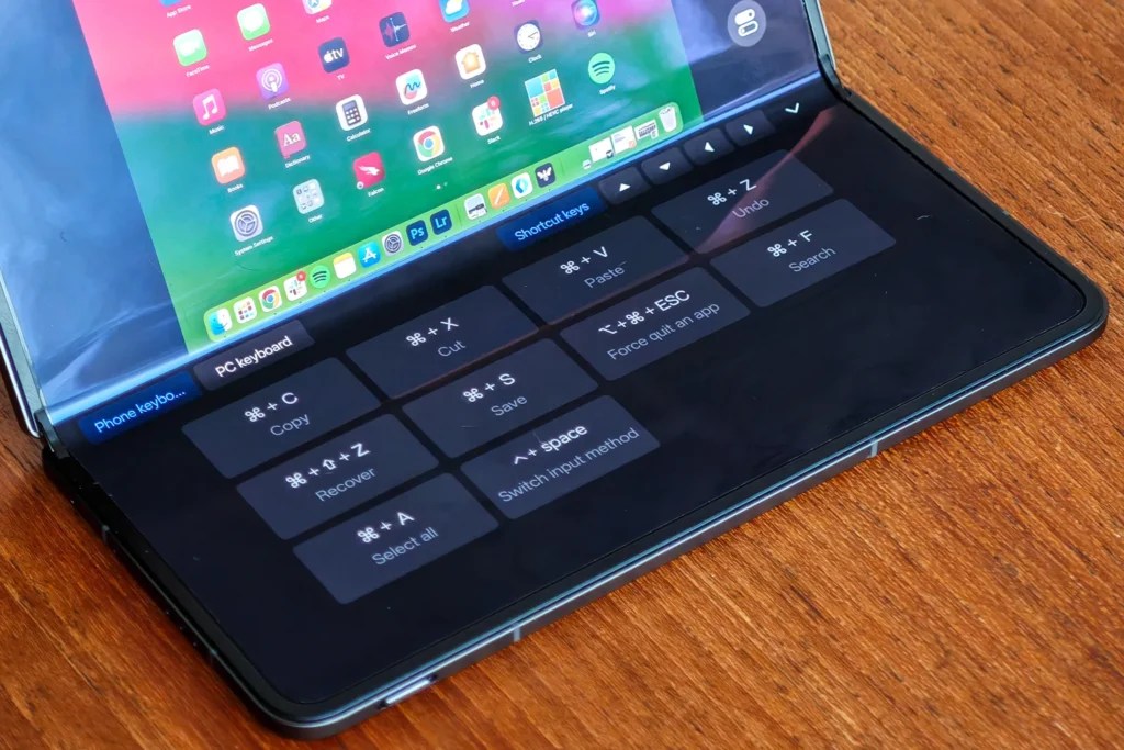 On peut tout de même afficher les raccourcis clavier // Source : The Verge On peut tout de même afficher les raccourcis clavier // Source : The Verge