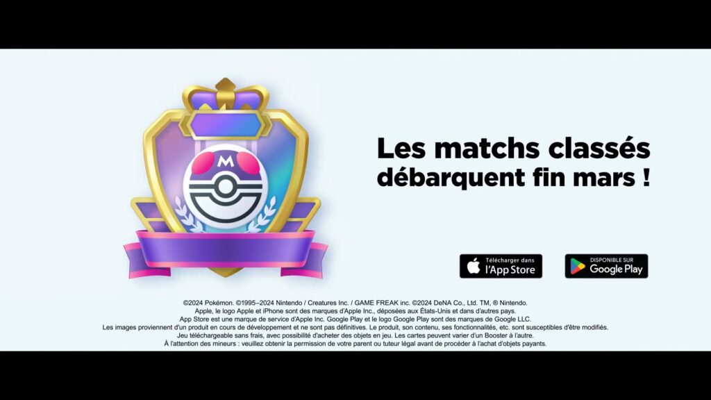 Les matchs classés arrivent dans « Pokémon TCG Pocket » // Source : Pokémon Les matchs classés arrivent dans « Pokémon TCG Pocket » // Source : Pokémon