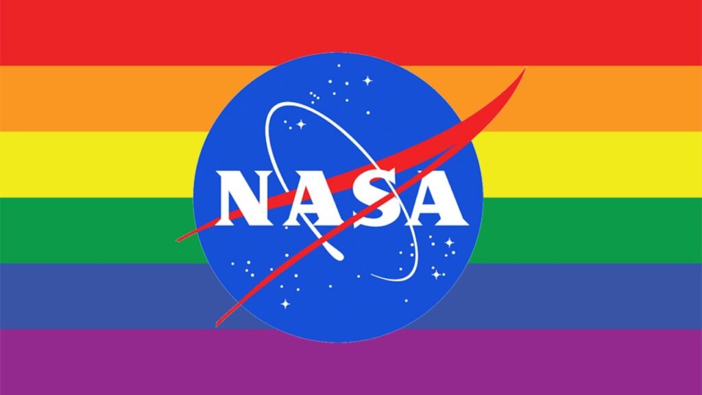 L'inclusivité étant désormais bannie à la NASA, il semble en aller de même de toute représentation LGBT+. // Source : Montage NASA Watch L'inclusivité étant désormais bannie à la NASA, il semble en aller de même de toute représentation LGBT+. // Source : Montage NASA Watch