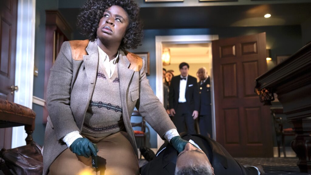Uzo Aduba dans La Résidence // Source : Jessica Brooks/Netflix Uzo Aduba dans La Résidence // Source : Jessica Brooks/Netflix