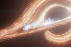 Vue d'artiste de Sagittarius A* et de ses éruptions. // Source : NASA, ESA, CSA, Ralf Crawford (STScI) Vue d'artiste de Sagittarius A* et de ses éruptions. // Source : NASA, ESA, CSA, Ralf Crawford (STScI)