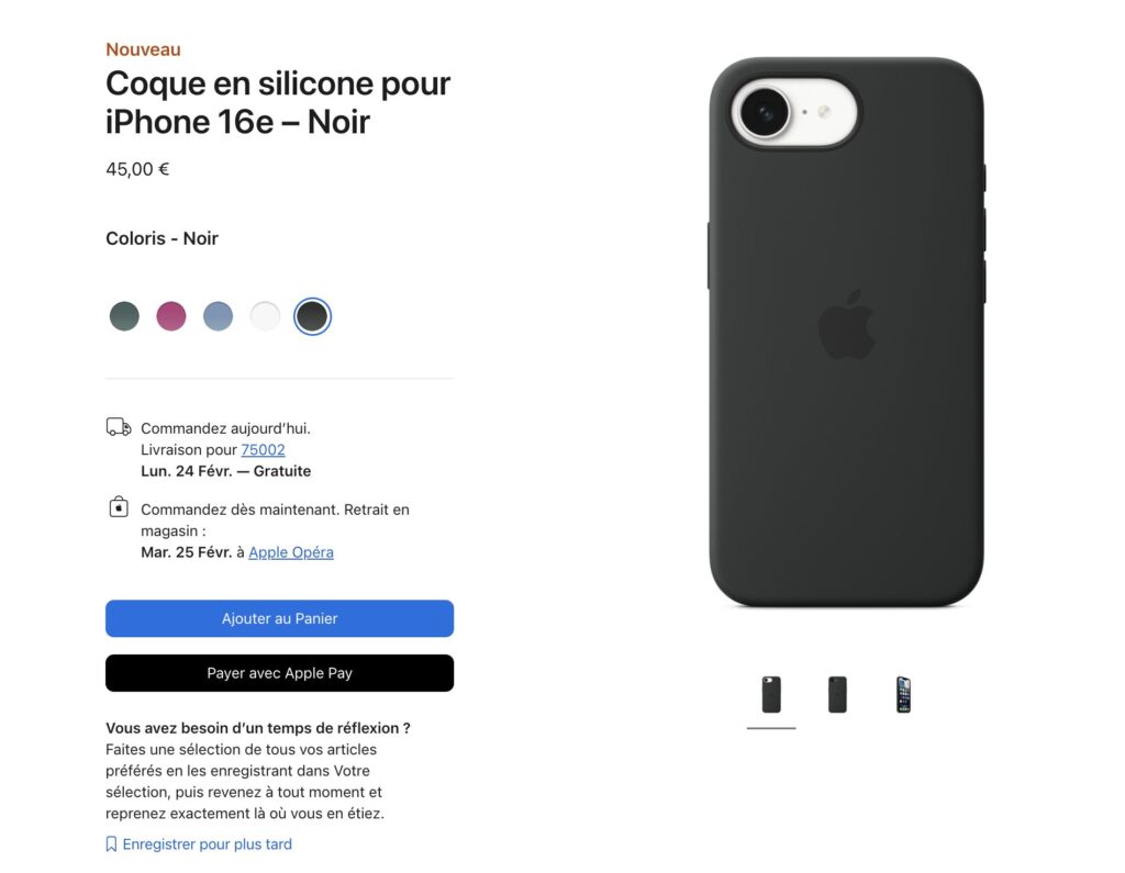 Même les coques officielles de l'iPhone 16e sont privées de MagSafe. Même les coques officielles de l'iPhone 16e sont privées de MagSafe.