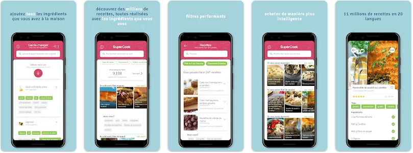 Supercook, des recettes avec les ingrédients dont vous disposez Supercook, des recettes avec les ingrédients dont vous disposez