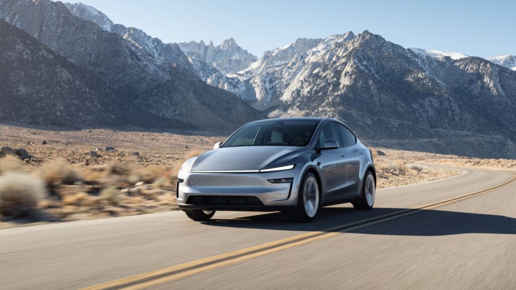 Le nouveau Tesla Model Y (2025) // Source : Tesla Le nouveau Tesla Model Y (2025) // Source : Tesla