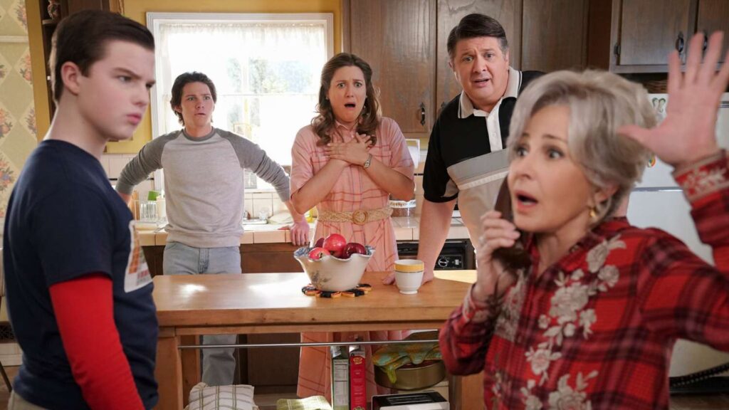 La saison 7 de Young Sheldon comporte 14 épisodes seulement. // Source : CBS La saison 7 de Young Sheldon comporte 14 épisodes seulement. // Source : CBS
