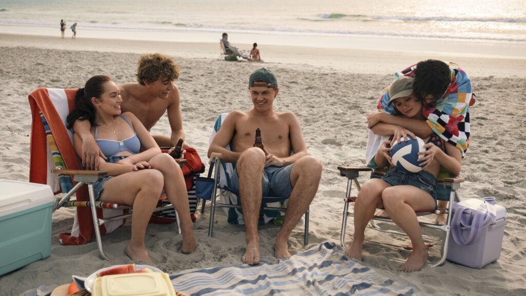 Belly, Jeremiah, Conrad, Steven et Taylor dans la saison 3 // Source : Erika Doss / Prime Video