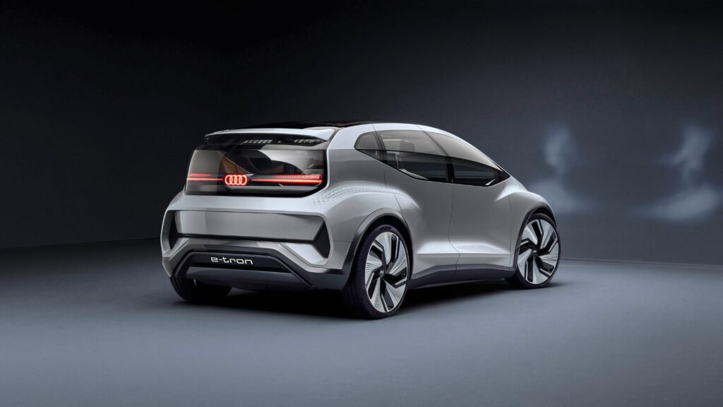 Le concept Audi AI:ME présenté au salon de Shanghai 2019 évoquait déjà une compacte électrique // Source : Audi Le concept Audi AI:ME présenté au salon de Shanghai 2019 évoquait déjà une compacte électrique // Source : Audi