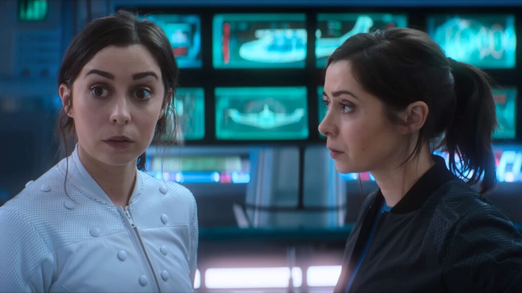 Black Mirror, saison 7. // Source : Capture YouTube Netflix (image modifiée) Black Mirror, saison 7. // Source : Capture YouTube Netflix (image modifiée)
